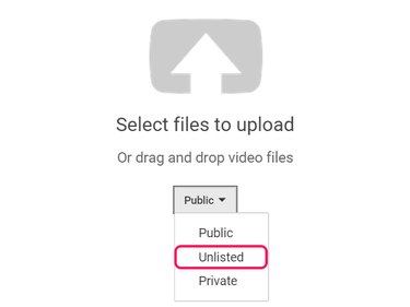Select Unlisted.