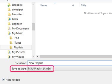 Saving an M3U Playlist