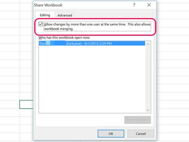Allow Changes by More Than One Person at the Same Time.