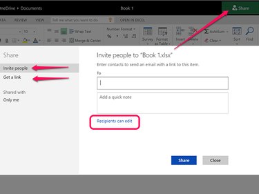 how to share excel file for multiple users office 365