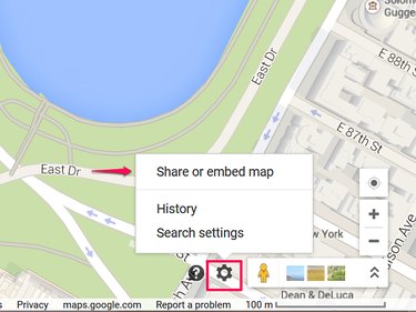 How to share a Google Map