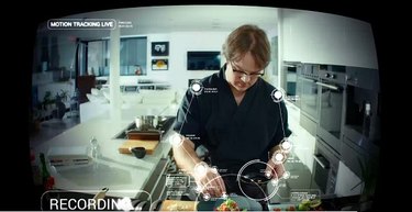 a chef video captured by a robot
