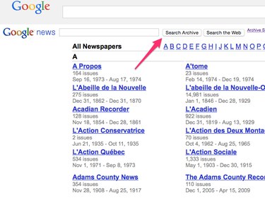 Google News Archive Search