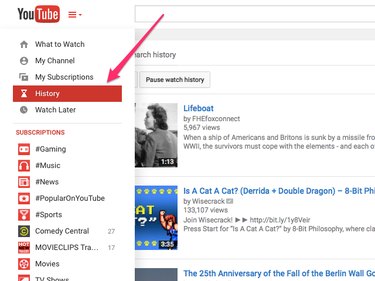 Your YouTube History