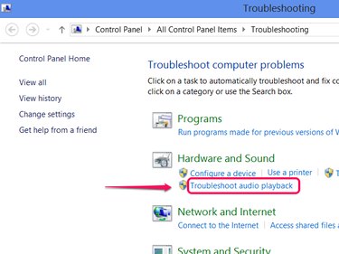 Run the troubleshooter.