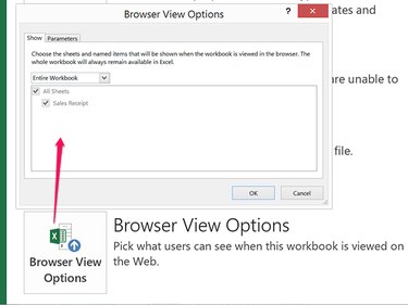 Browser View Options.