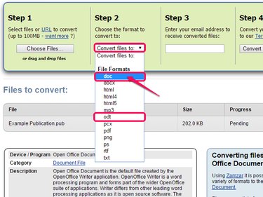 how to save openoffice documents