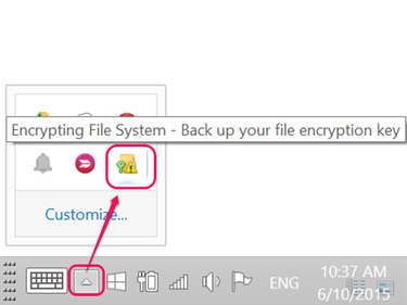 Click the Encrypting File System icon.