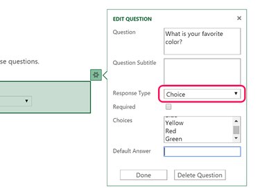 The Choice Response Type.