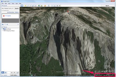 google earth pro not showing elevation