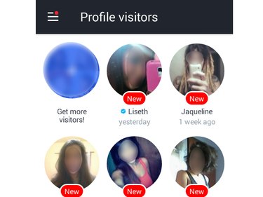 Profile Visitors screen.