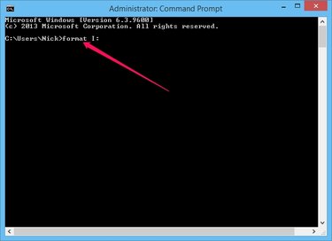 The Command Prompt in Windows 8.1