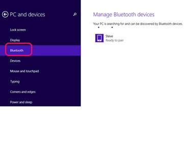 Manage Bluetooth Devices.