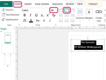 create booklet in microsoft publisher 2013