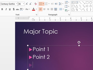 best font color for powerpoint presentation on large screen