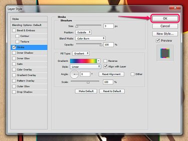 The Layer Style dialog box in Photoshop.