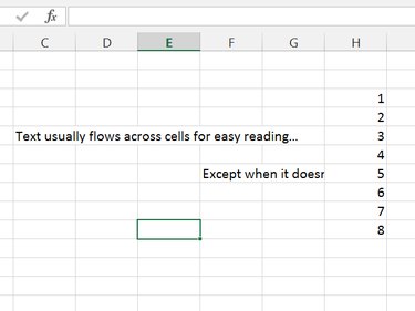 How to cut off text in excel