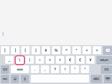 How to Enter a Backslash on an iPhone | Techwalla