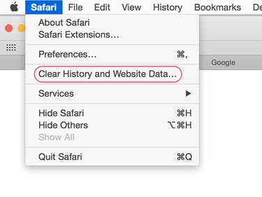 How to delete history and website data in Safari