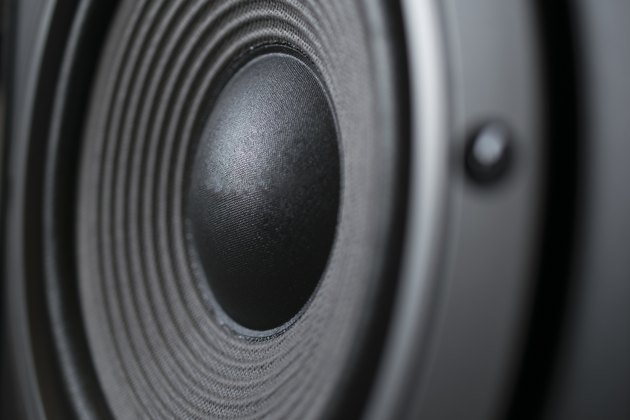 Full Frame Shot Of Speaker