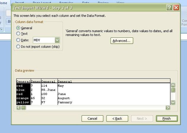 microsoft excel text import wizard how to keep xeros