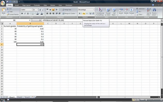 How to Calculate Probability Using Excel | Techwalla