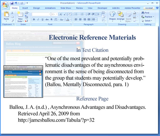 How to use apa format in powerpoint techwalla
