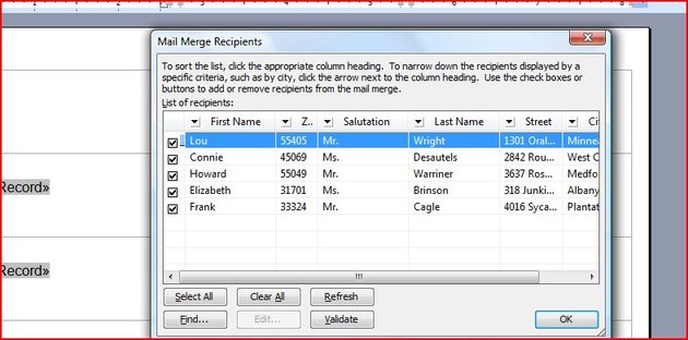 how to print address labels from excel mailing list