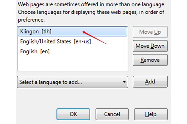 how to change the language in mozilla firefox browser