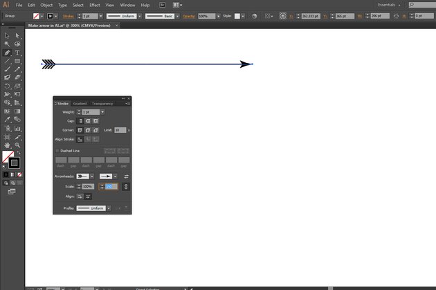 how to draw an arrow in adobe illustrator 2015