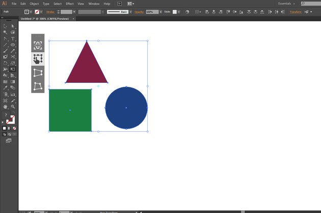 how to resize object in illustrator