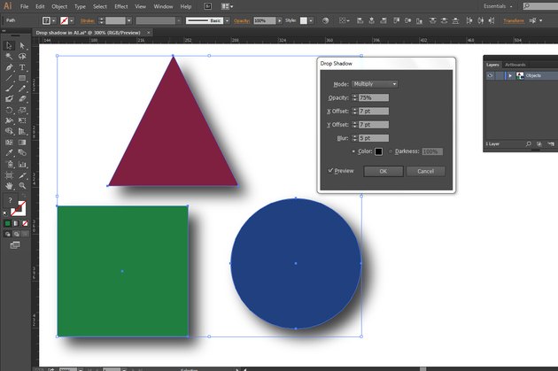 How to Create a Drop Shadow in Illustrator | Techwalla