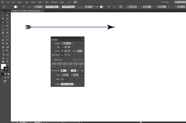 Как нарисовать стрелку в иллюстраторе