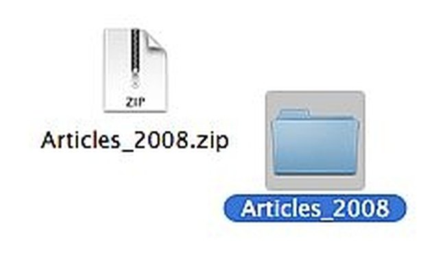 how to send a zip file on mac