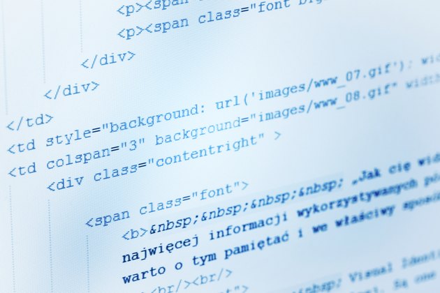 HTML web code
