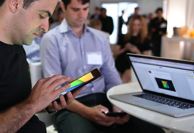 Google's Android And Chrome Chief Sundar Pichai Holds News Event