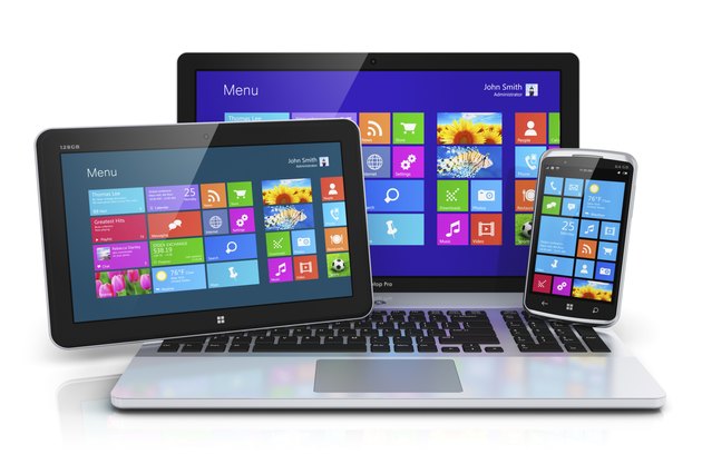 Mobile devices with touchscreen interface