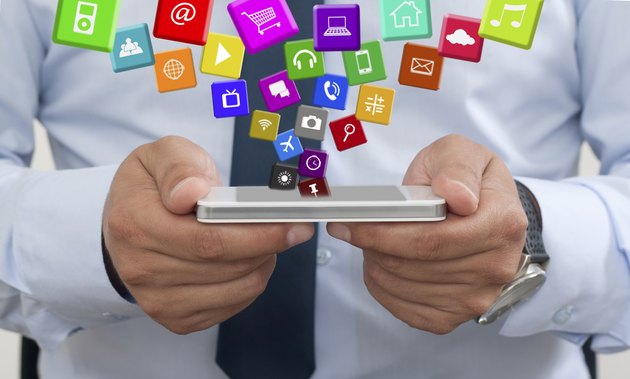 Using a mobile phone with Applications