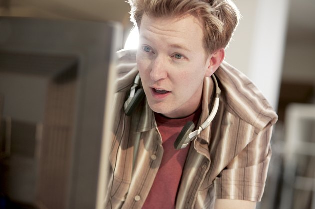 Man at computer