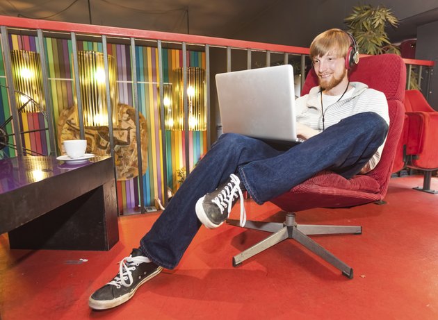 Man on laptop