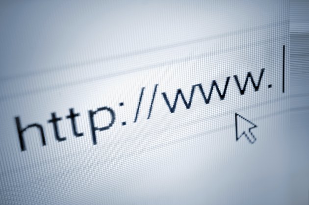 cursor arrow pointing at http www text, browser address bar