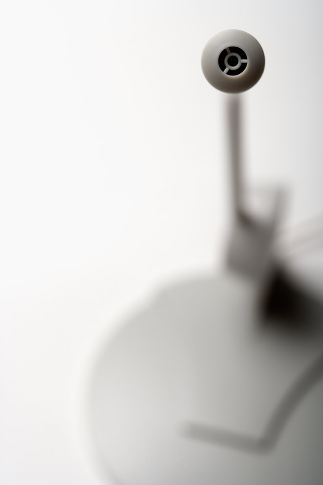 Studio shot of computer microphone accessory