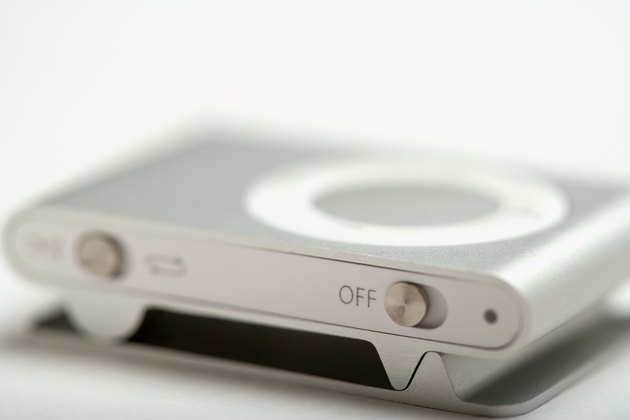 Studio shot of mp3 player
