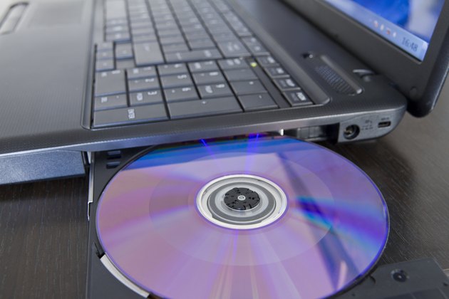 Loading software into a laptop