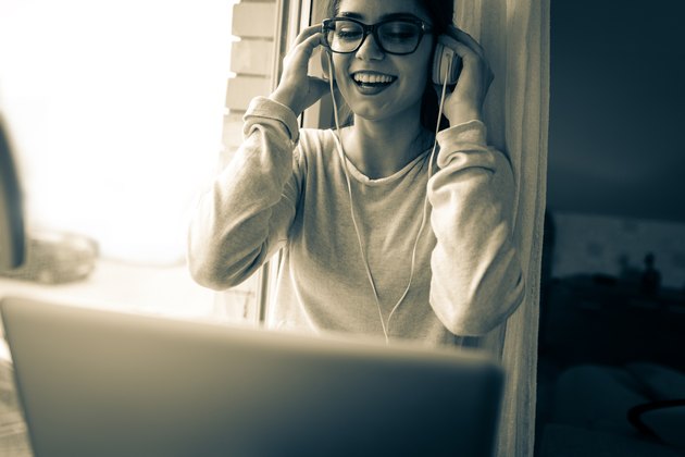 Young female blogger