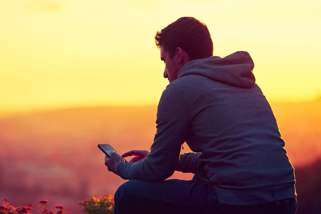 Man with phone