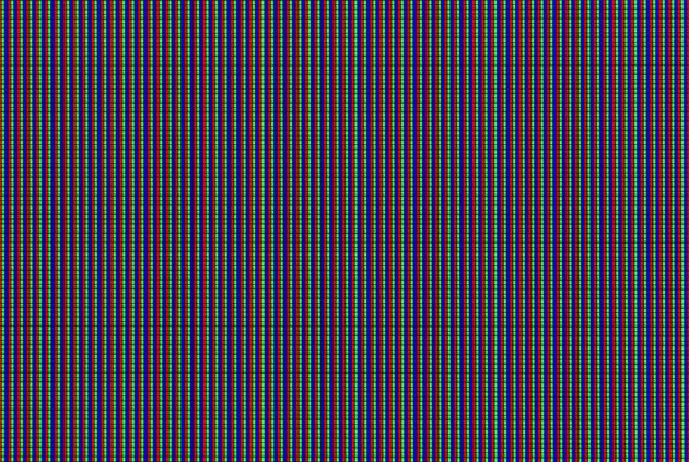 Macro shot of LCD TV matrix