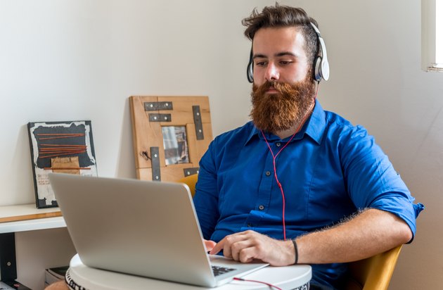 Young Man with Headphones