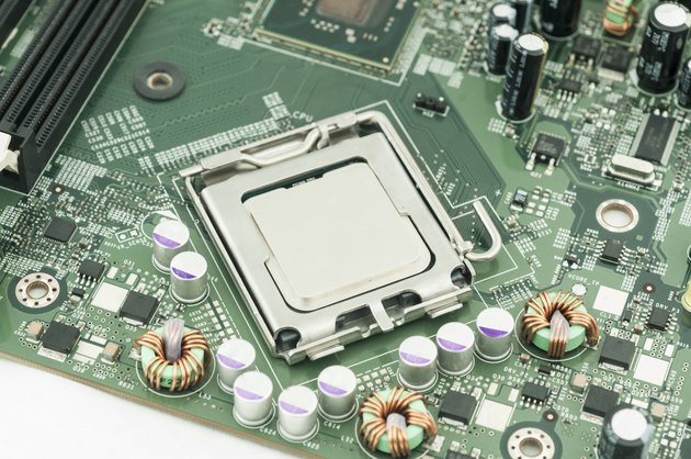 CPU on motherboard