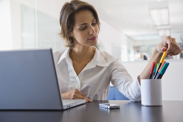 Businesswoman working